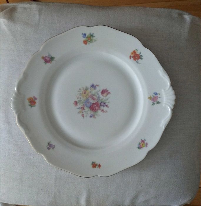 Talerz patera porcelana Chodov 1918-1938