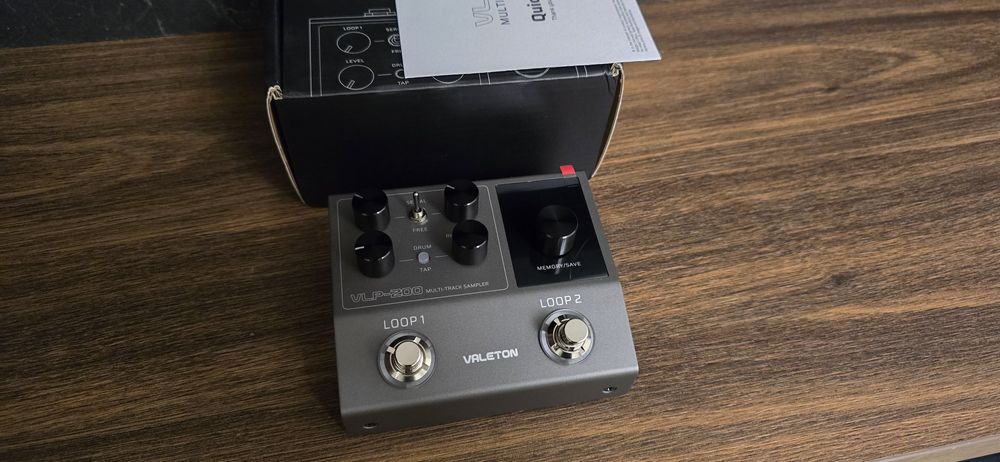 2х доріжковий Looper + Drum машина Valeton VLP 200 loop станція