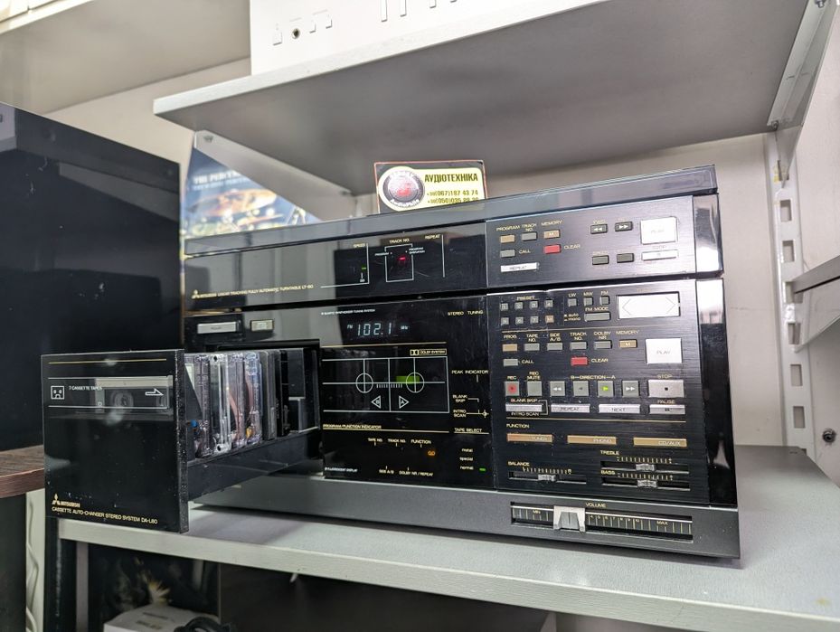 ТОП Стерео ресивер/винил! Mitsubishi DA-L80/LT-80. Вес 14 кг. JAPAN