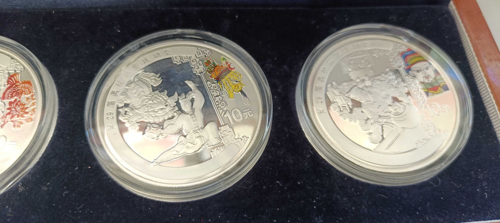 Moedas para coleção colecionador prata comemorativas olimpíadas