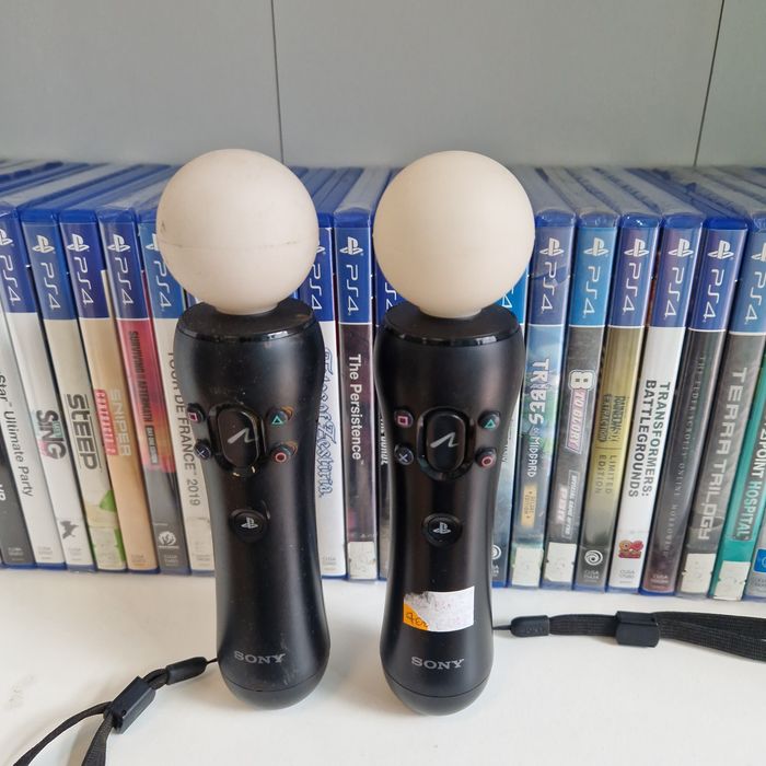 2 kontrolery ps move ps3 ps4 ps5 PlayStation 3 4 5