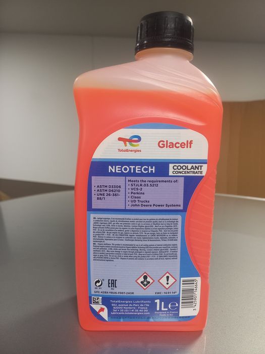 Антифриз TOTAL Glaclelf Neotech 1л концентрат
