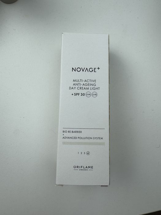 Multiaktywny lekki krem przeciwstarzeniowy na dzień Novage+ oriflame