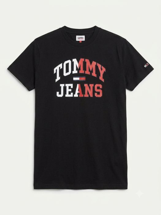 Tommy Jeans czarna koszulka męska rozmiar s