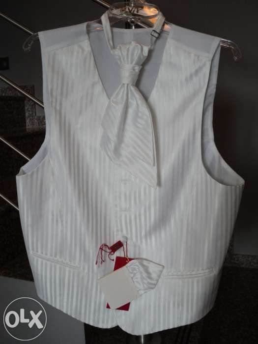 Nowa kamizelka biała L/XL