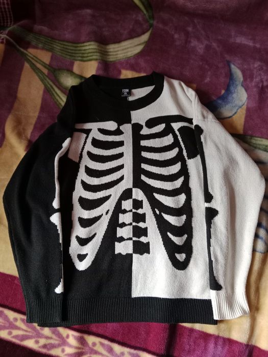 Светр теплий Skeleton M