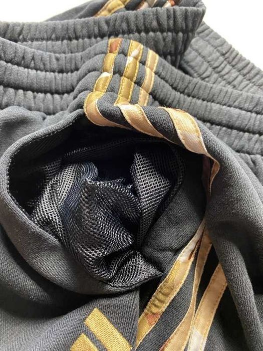 ADIDAS Camo Moro Camouflage czarne sportowe DRESY Z KIESZENIAMI roz XL