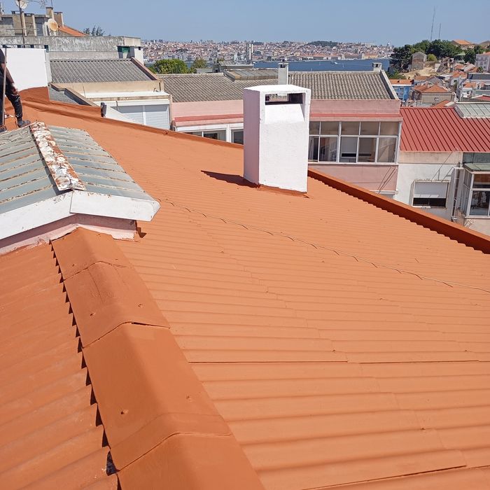 Lavagem e impermeabilização de telhados /Trabalhos Verticais