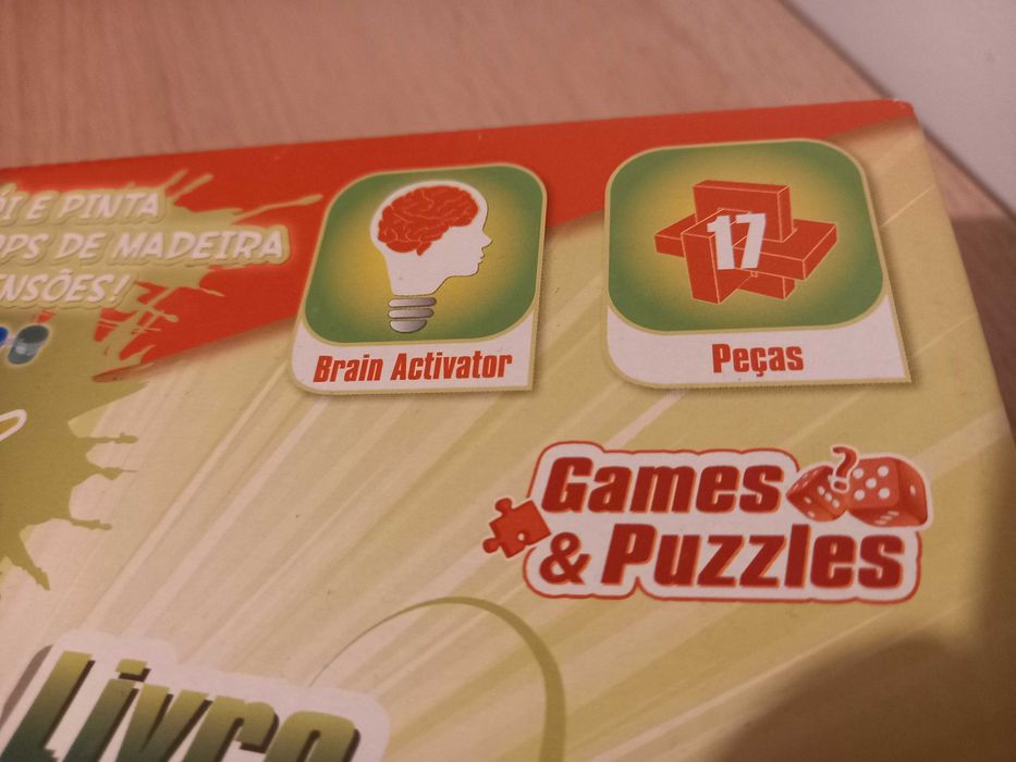 Puzzle 3 D Triceratops - 17 peças - Novo