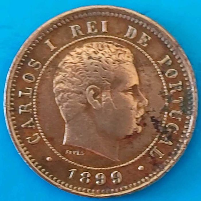 5 Reis de 1899, Carlos l de Portugal