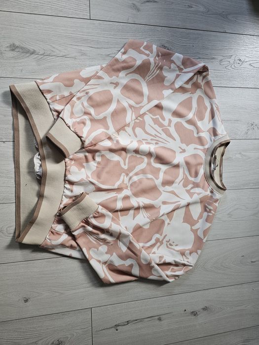 Bluza lekka made in italy ze ściągaczami