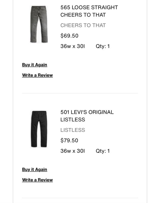 Джинси Levis 565 LOOSE STRAIGHT сірі W36 L30 Левіс Левайс