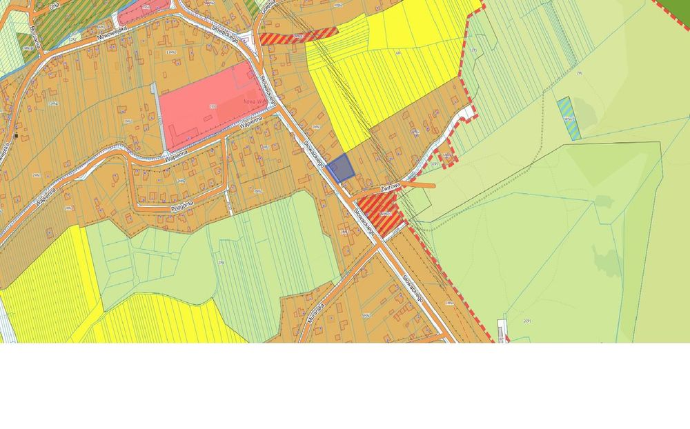 Działka Budowlana – Myszków, Ul. Słowackiego | 1453 M² - Widok 5