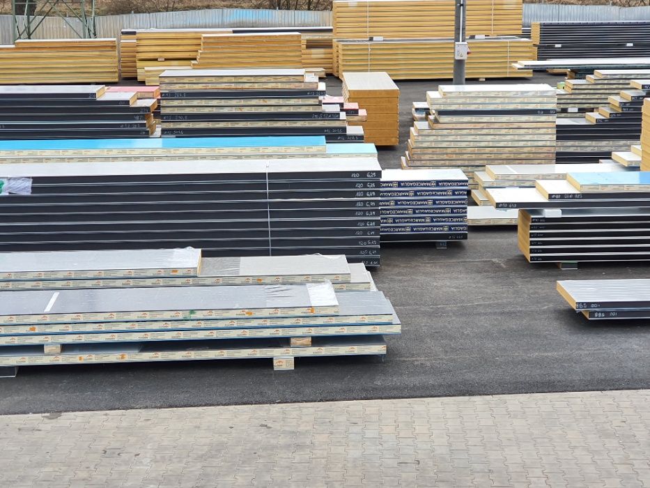 Płyta Warstwowa Poliuretan Płyty Warstwowe PIR Płyty obornickie NOWE