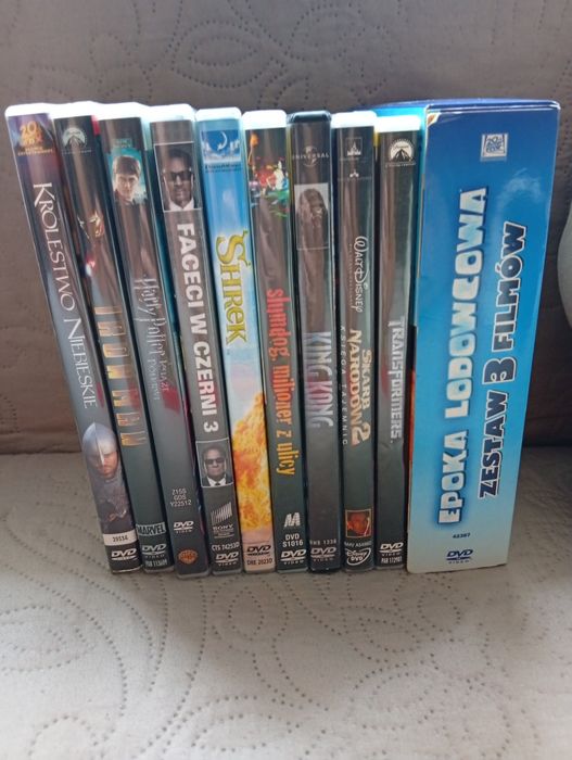 Zestaw filmów DVD