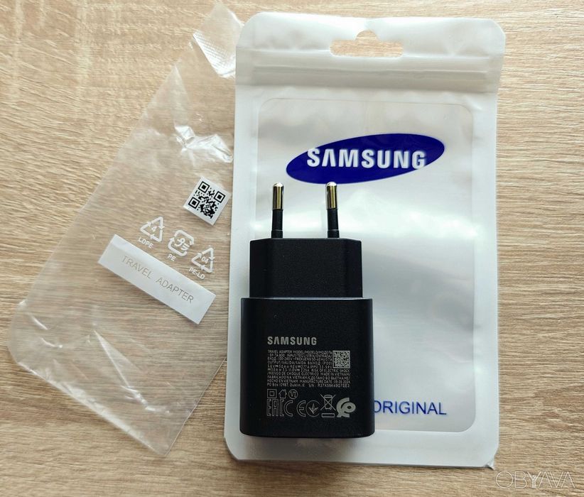 Зарядное Samsung EP-TA800, 25 Вт, Type-C, Super Fast Charging.