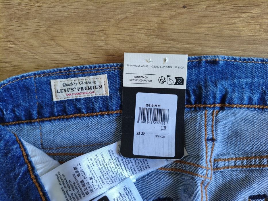 Spodnie Levi's Levis Premium 510 męskie jeansowe r. 28 32