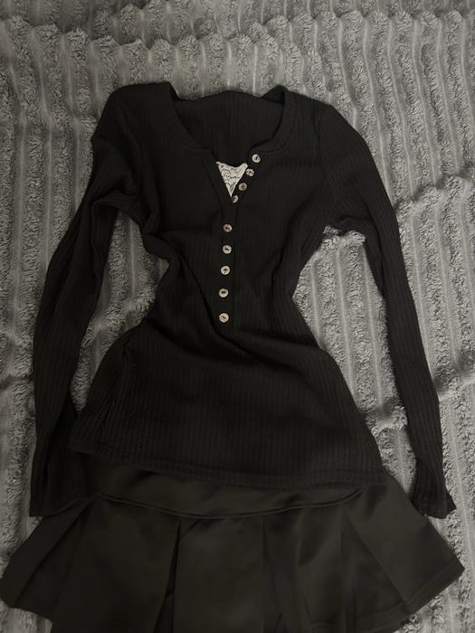 кофтинка y2k, гранж, babydoll, блуза стильна