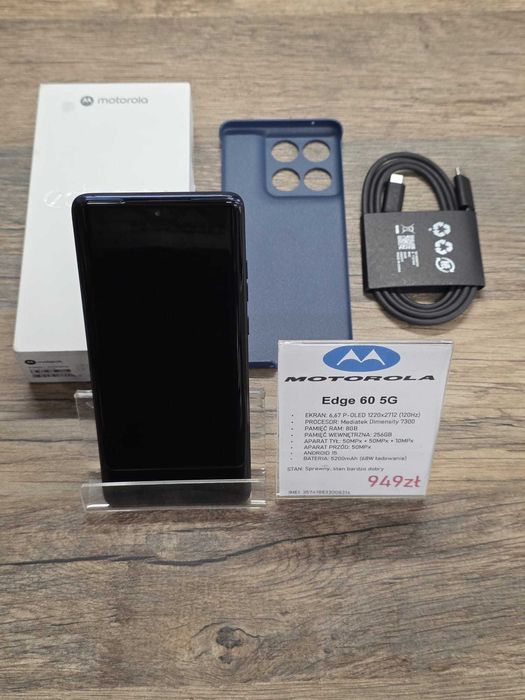 Motorola Edge 60 5G 8/256GB stan bdb gwarancja