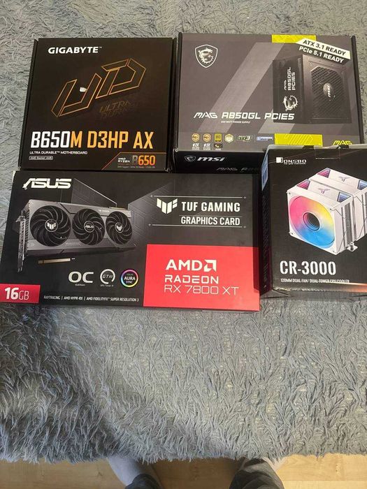 Ігровий ПК: AMD Radeon RX 7800XT Asus TUF 16Gb, Ryzen 5 7500F, DDR5