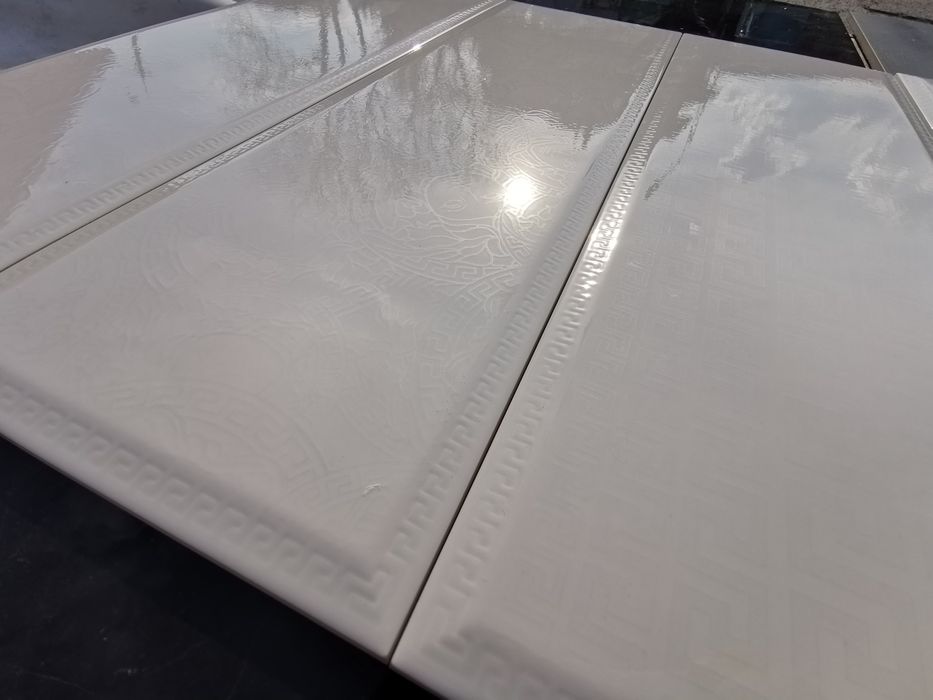 Płytki ceramiczne Versace 20x60 Solid Gold White Cream