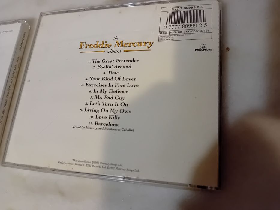 Conjunto de 2 Cds Freddie Mercury