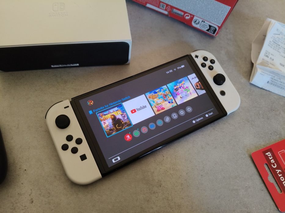 Nintendo switch Oled jak nowa od 18 lipca gwarancja