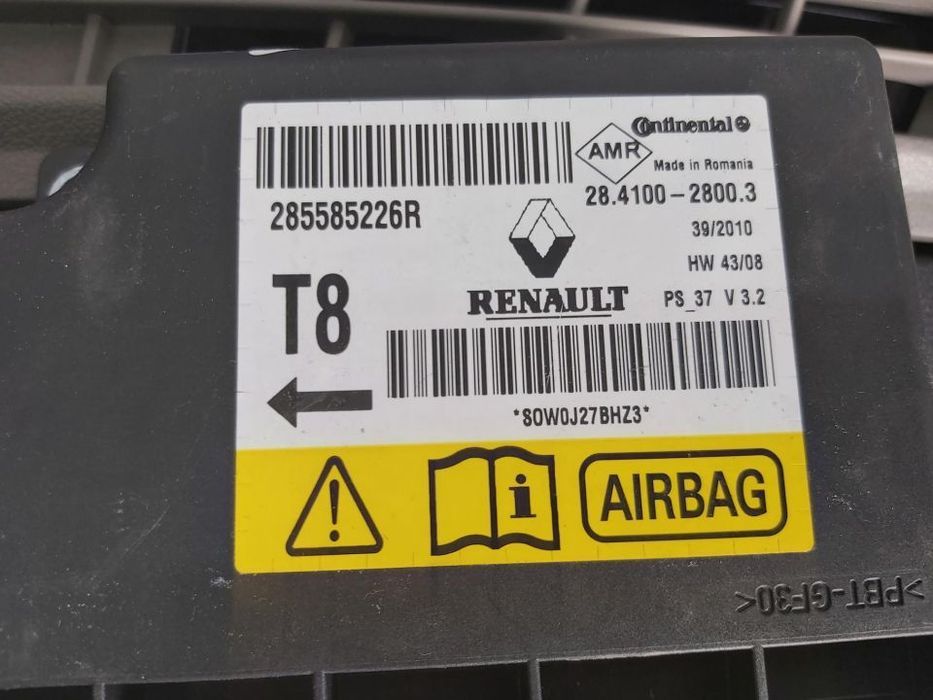Conjunto de Airbag Renault Megane 3 1.5Dci 2010