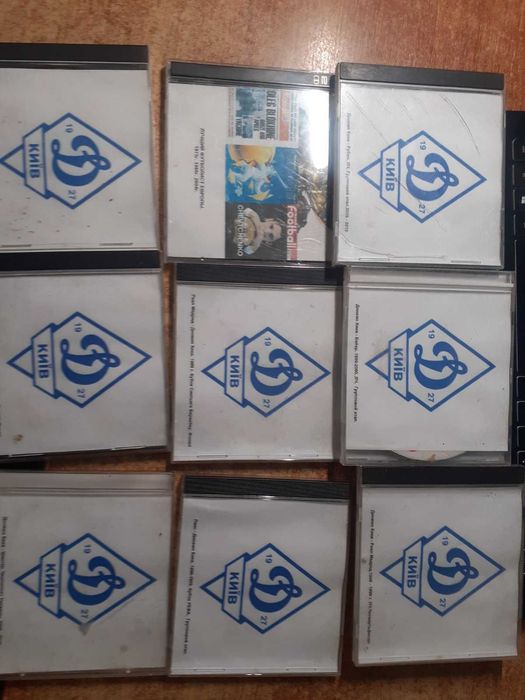 DVD диски. Легендарні матчі Динамо Київ. 18 шт.