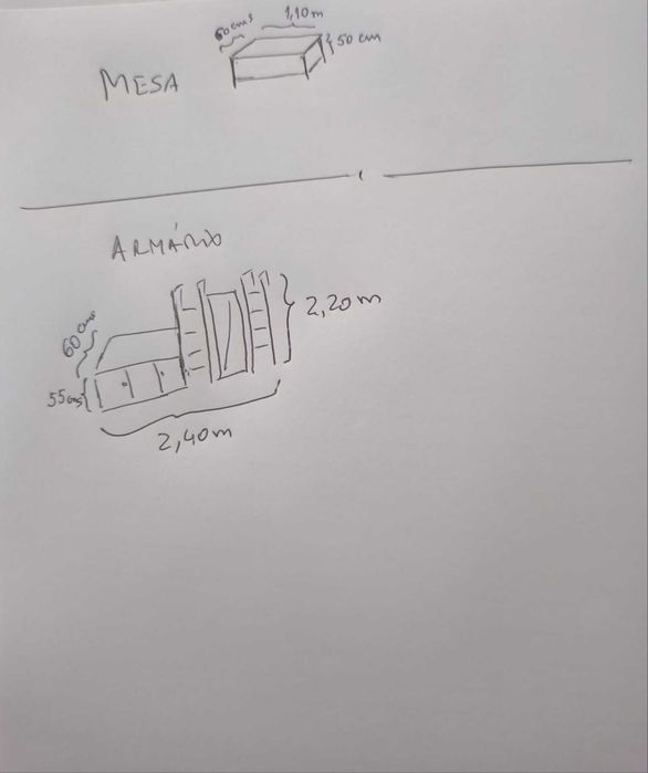 Móvel de sala com mesa de centro