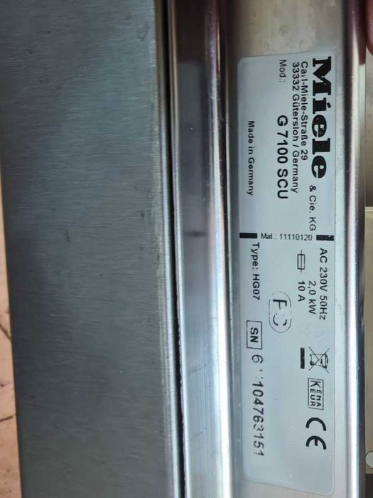 Zmywarka Miele G7100 SCU INOX 60 cm AutoOpen – przegląd, gwarancja