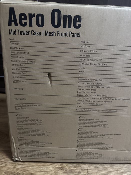 Корпус Aerocool Aero One б/в