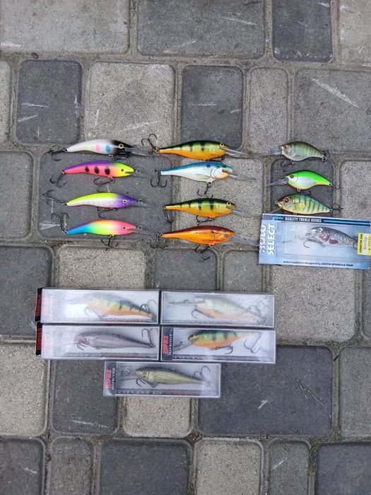 Продам воблери Rapala, Salmo, Storm, Halko