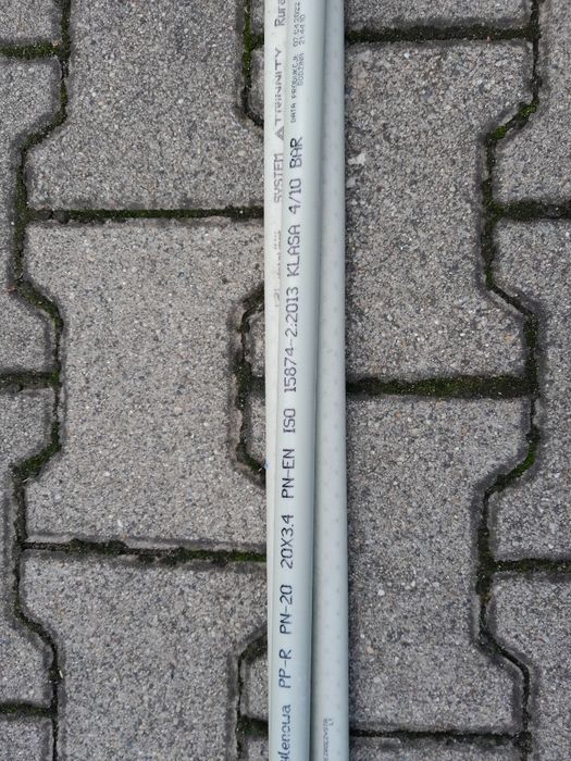 Rurki zgrzewane plastikowe NOWE!