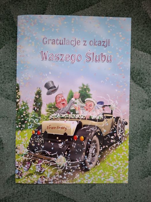 Kartka na ślub DUŻA