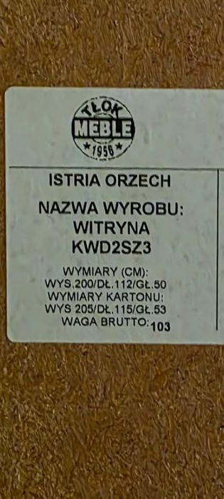witryna szafka salon