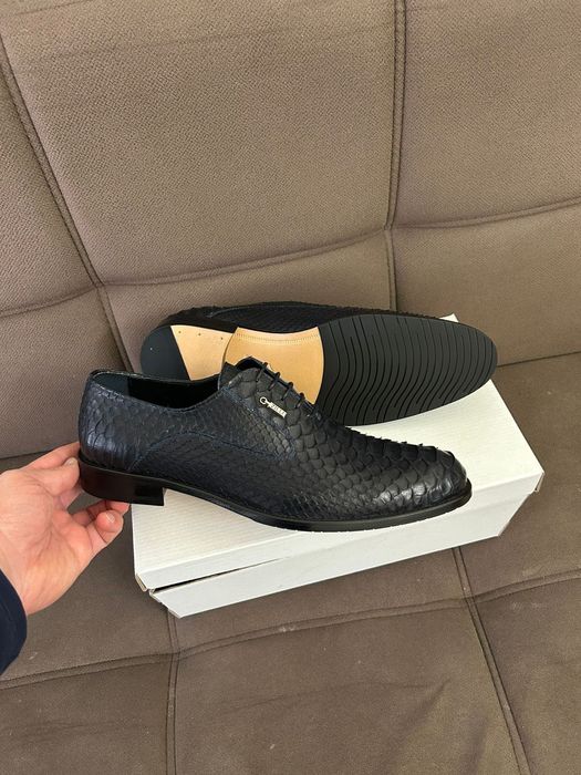 Туфли Zilli мужские из кожи питона