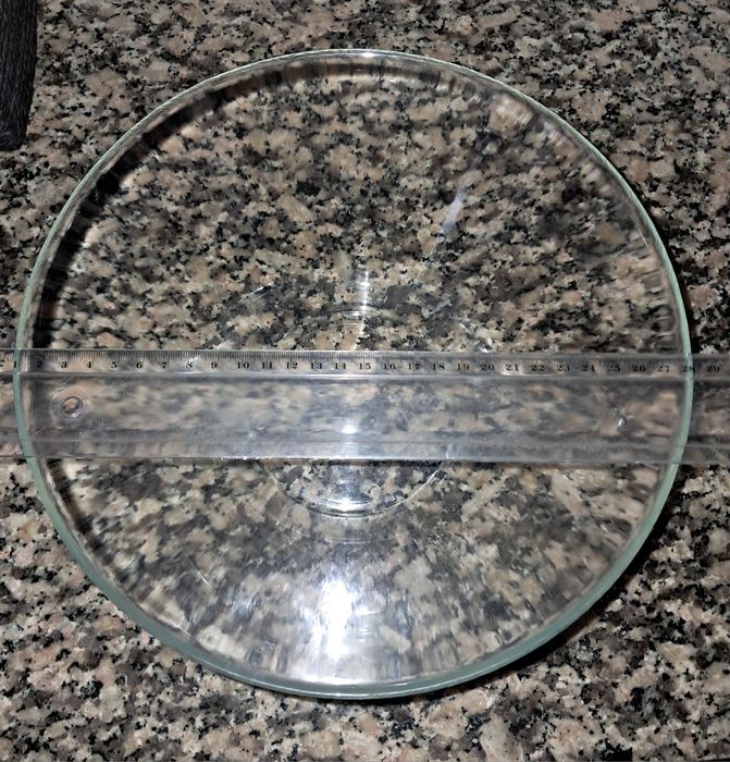 2 Taças Saladeiras de vidro com 28cm de diâmetro