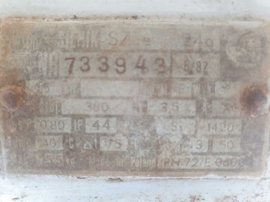 Pompa z silnikiem 1,5kw