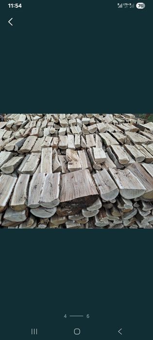 Drewno łupane debowe