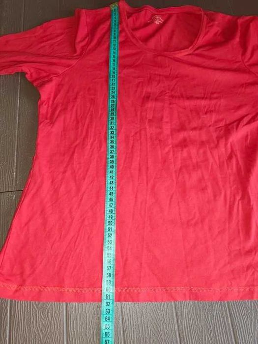 Czerwona bluzka na długi rękaw rozmiar 44/46