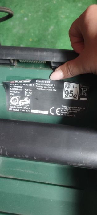 Kosiarka Parkside 40v akumulatorowa