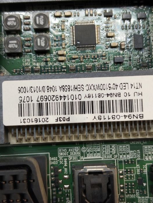 TV led UE40J5100AW avariada