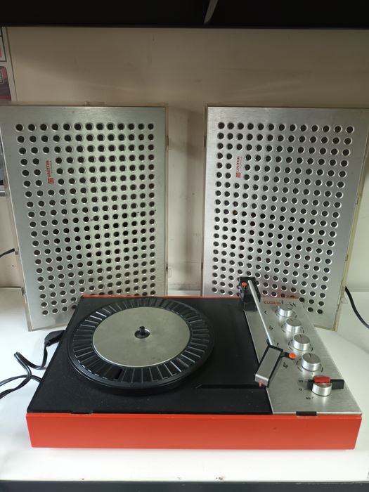 Gramofon Unitra Fonica stereo hit WG-402 z głośnikami