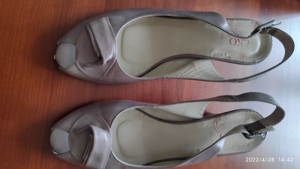 Buty, sandały Ryłko, szare rozmiar 40