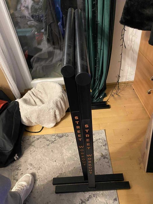 Poręcze do dipów+ drążek do podciągania Kura Workout