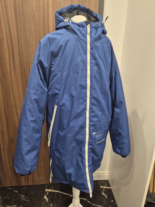 Kurtka zimowa długa niebieska ciepła Nowa męska House