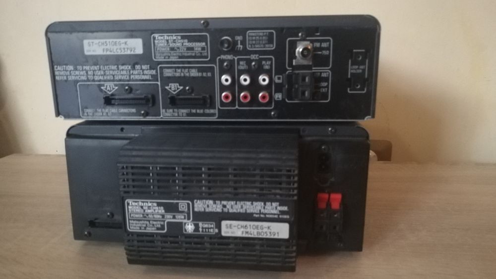 Technics SE -CH 610 Amplifer  Processor Tuner ST- Ch510