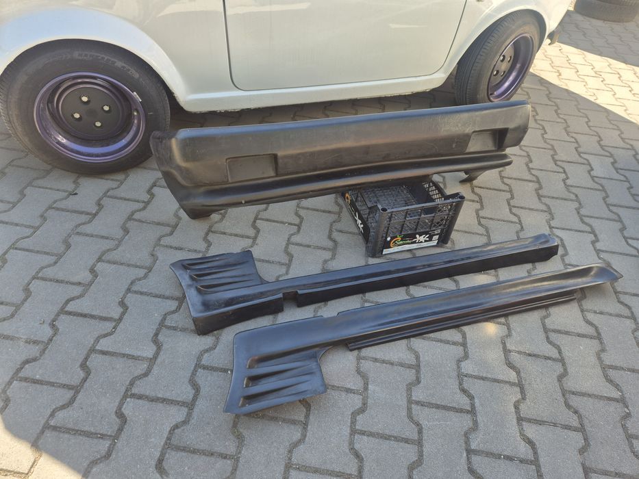 Fiat 126p zderzak tylny tuning szeroki nowy laminat