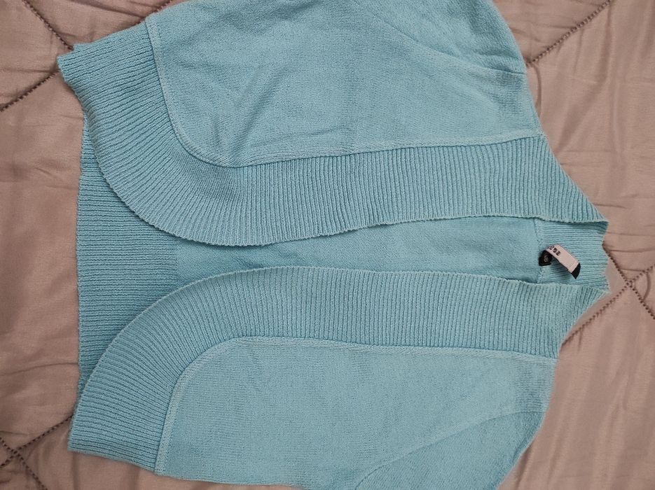 Bolero azul turquesa tam M